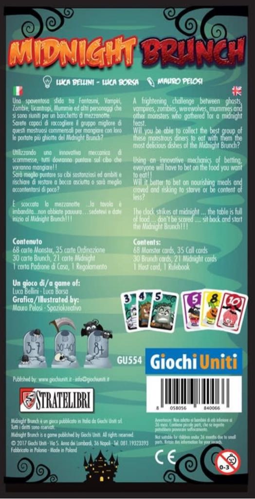 Midnight Brunch  (3-7) board game collectible [Barcode 8058773202017] - Main Image 2