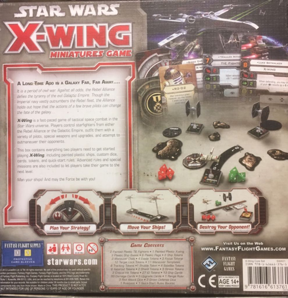 Star Wars: X-Wing Miniatures Game  (2) board game collectible - Main Image 2