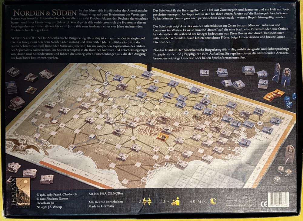 House Divided: The Merican Civil War 3rd Phalanx American 1865  board game collectible [Barcode 860790010180] - Main Image 2