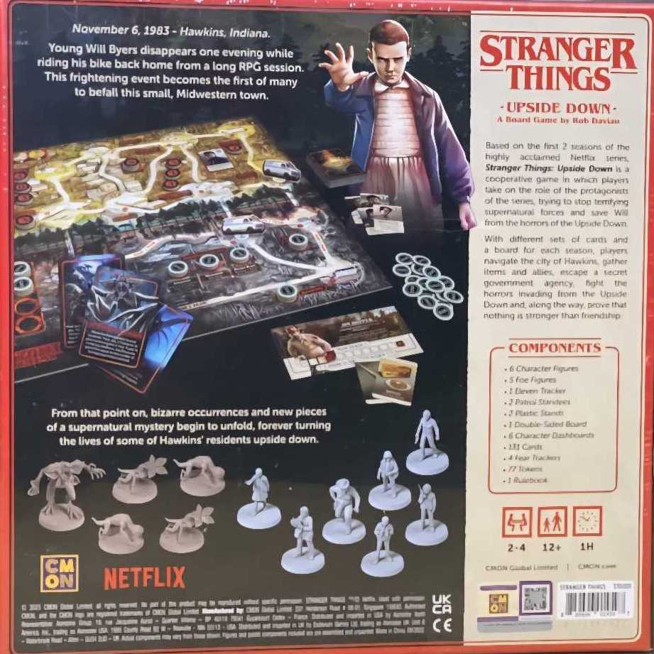 Stranger Things: Upside Down  (2-4) board game collectible [Barcode 889696014597] - Main Image 2
