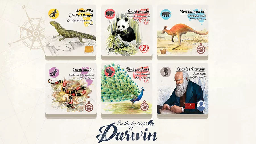 In the Footsteps of Darwin  (2-5) board game collectible [Barcode 3616450010345] - Main Image 4