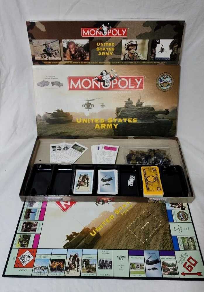 U.S. Army Monopoly   board game collectible - Main Image 2