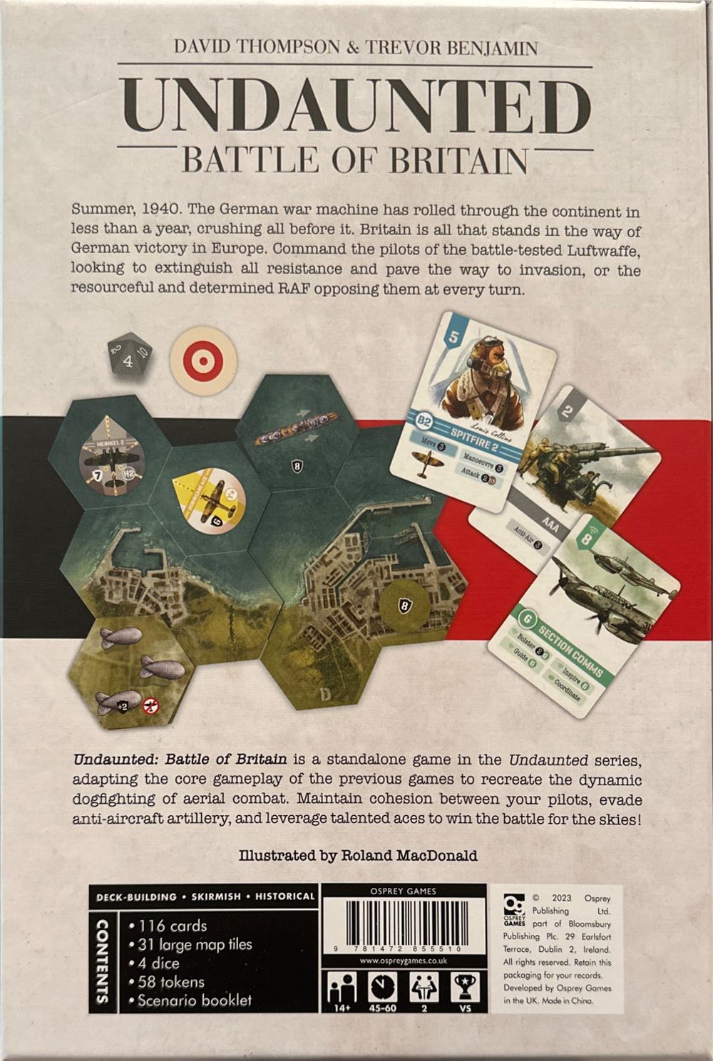 Undaunted: Battle Of Britain  (2) board game collectible [Barcode 9781472855510] - Main Image 3