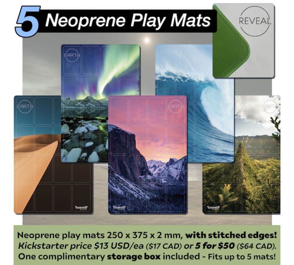 Earth: Playmat Bundle  (1-5) board game collectible [Barcode 619264453134] - Main Image 2