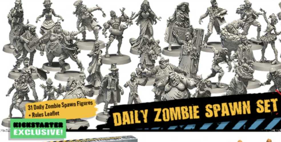 Daily Zombie Spawn Set  (1-6) board game collectible [Barcode 889696011626] - Main Image 2