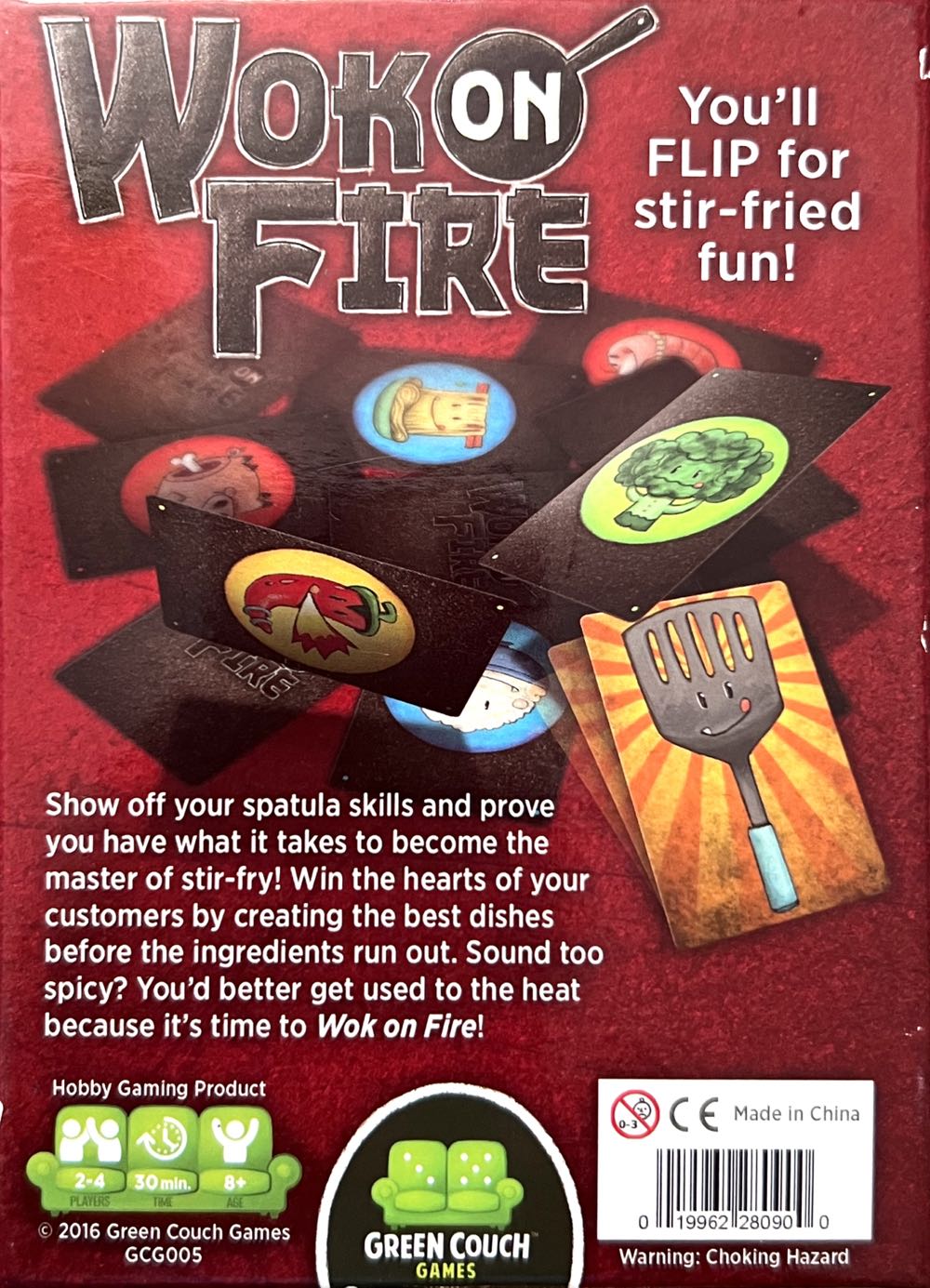Wok on Fire  (2-4) board game collectible [Barcode 019962280900] - Main Image 2