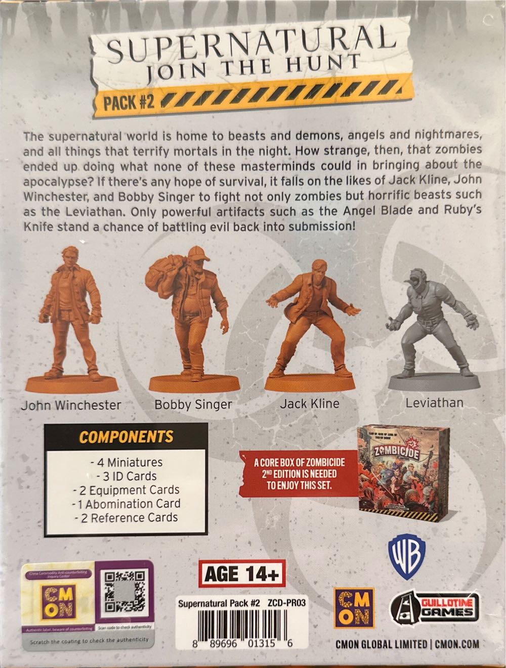 Supernatural Pack #2  board game collectible [Barcode 889696013156] - Main Image 2