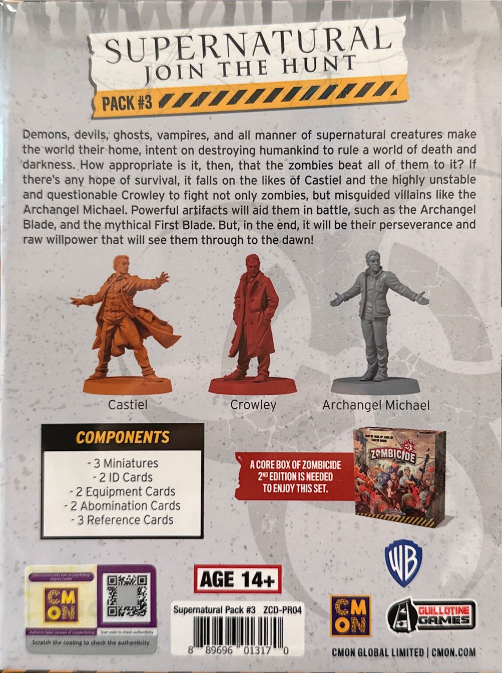 Supernatural Pack #3  board game collectible [Barcode 889696013170] - Main Image 2