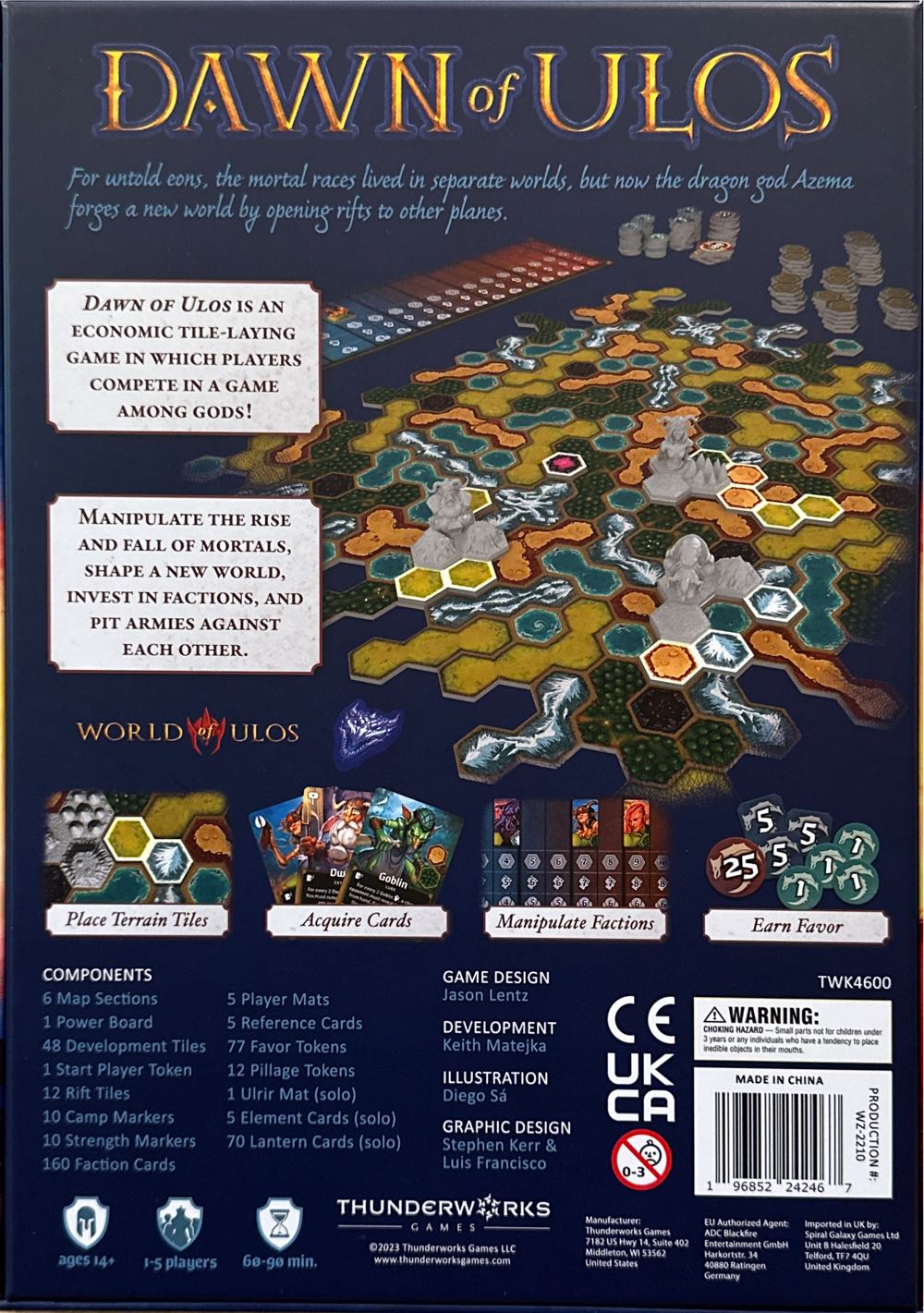 Dawn Of Ulos  (1-5) board game collectible [Barcode 196852242467] - Main Image 2