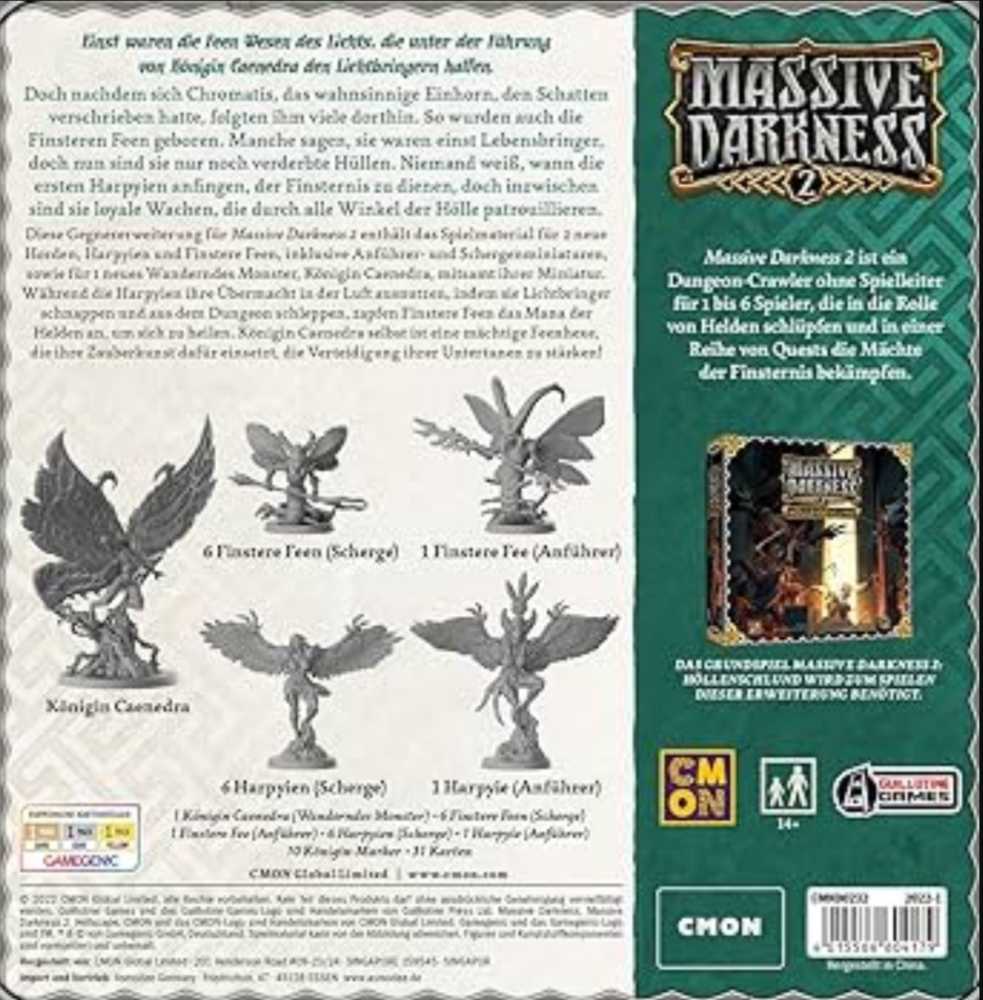 Massive Darkness 2: Enemy Box: Feyfolk  (1-6) board game collectible [Barcode 889696012647] - Main Image 2