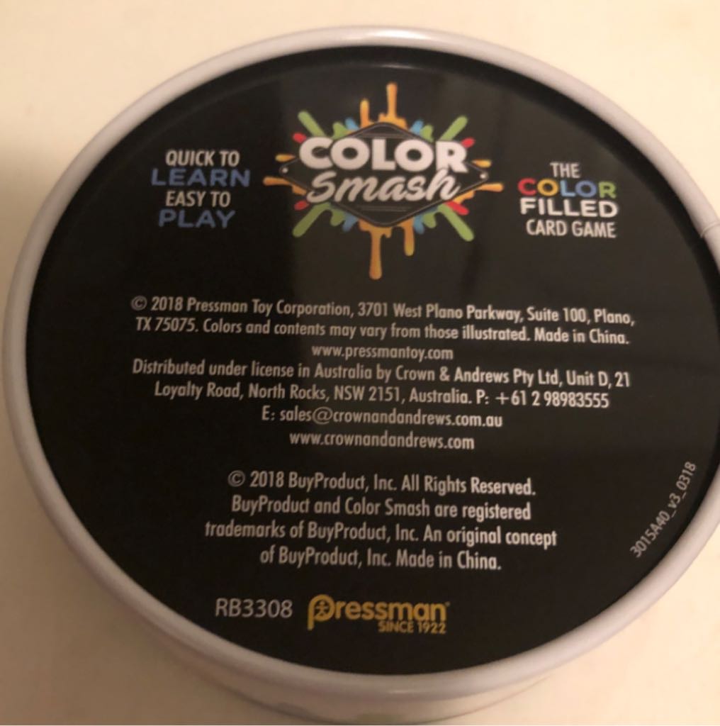 Color Smash  (2-6) board game collectible - Main Image 2