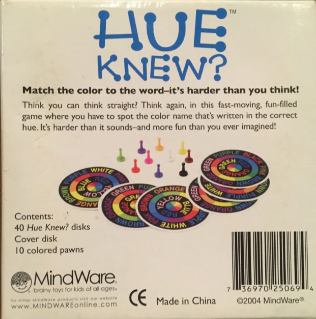 Hue Knew?  board game collectible - Main Image 2