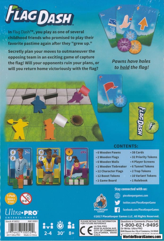 Flag Dash  (2-4) board game collectible [Barcode 602573063699] - Main Image 2
