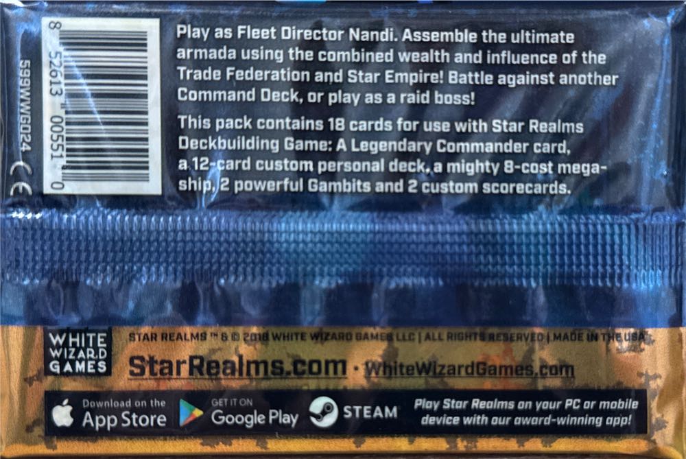 Star Realms: Command Deck - The Alliance  board game collectible [Barcode 852613005510] - Main Image 2
