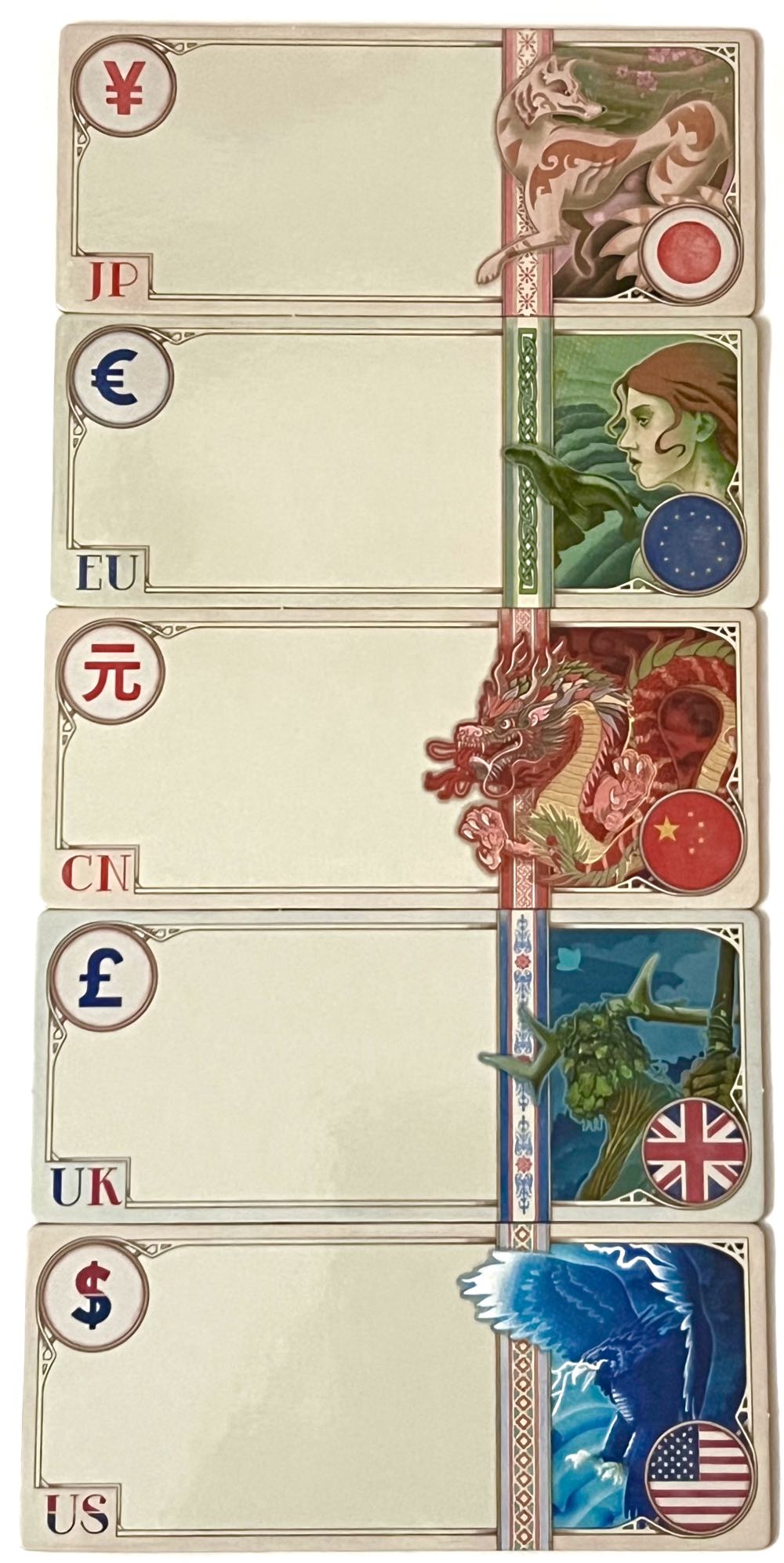QE: Alternative Art Bid Checks  (3-5) board game collectible - Main Image 2