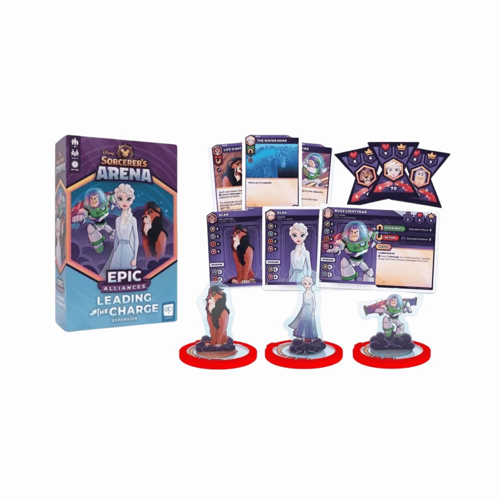 Disney Sorcerer’s Arena: Epic Alliances: Leading the Charge  (2-4) board game collectible [Barcode 700304156907] - Main Image 2