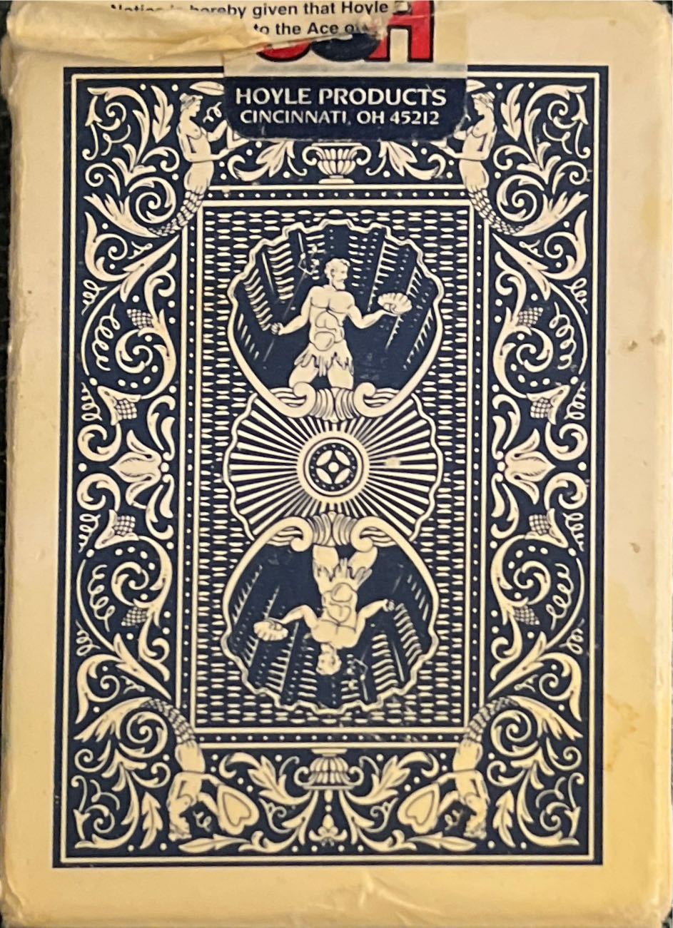 Hoyle Official Playing Cards Poker - Blue  (1+) board game collectible [Barcode 041187012011] - Main Image 2