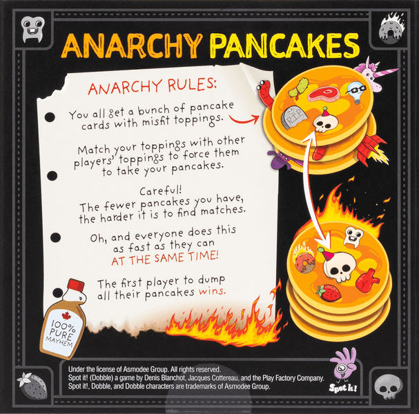 Anarchy Pancakes  (2-6) board game collectible [Barcode 810083044286] - Main Image 2