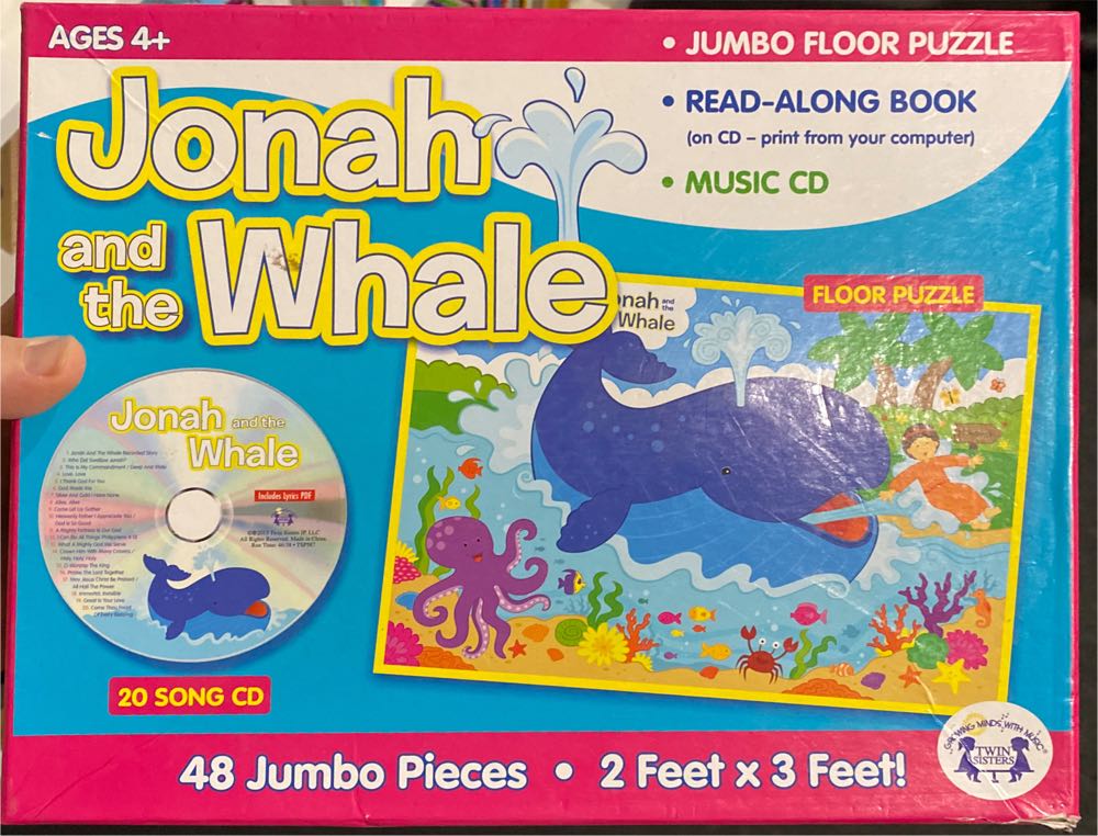 Jonah And The Whale Puzzle  board game collectible [Barcode 9781619389489] - Main Image 1