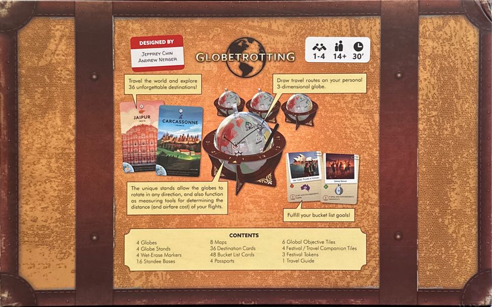 Globetrotting: Limited Edition  (1-6) board game collectible [Barcode 850030414052] - Main Image 2