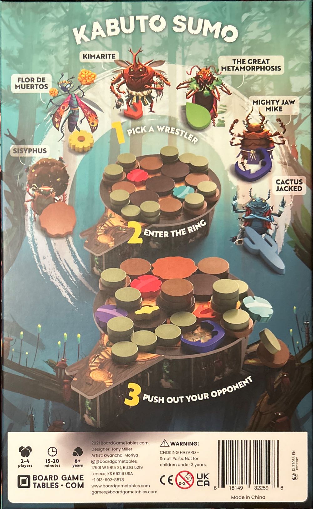 Kabuto Sumo Beetle Brawl Edition  board game collectible [Barcode 618149322596] - Main Image 2