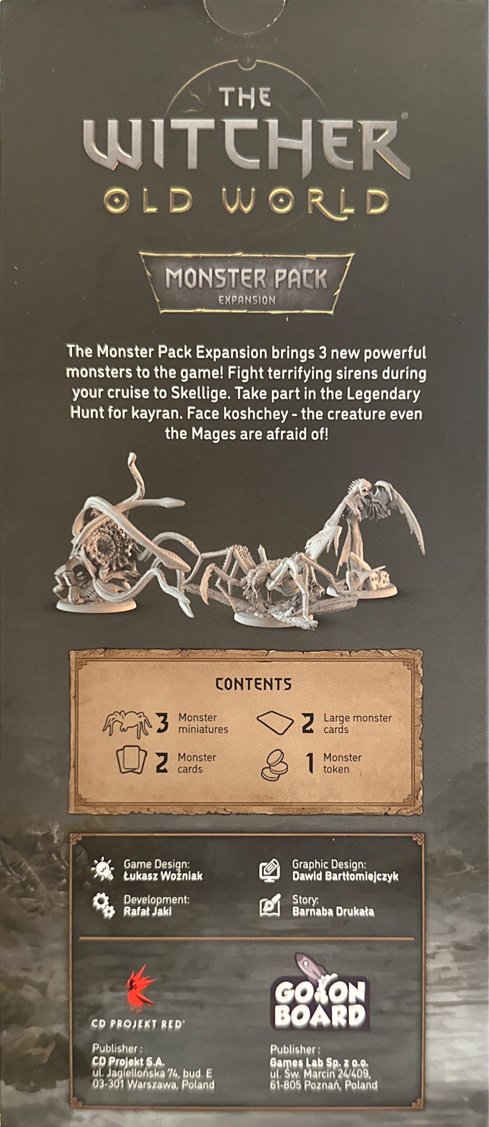 The Witcher: Old World - Monster Pack  board game collectible [Barcode 5906874198728] - Main Image 2