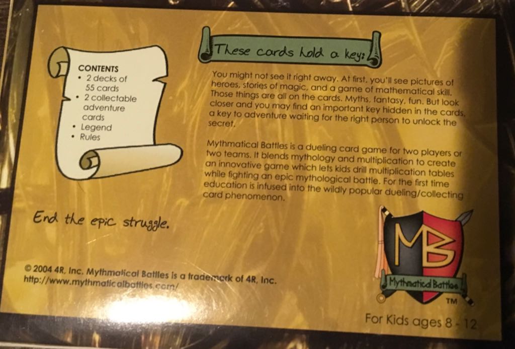 Mythmatical Battles  (2) board game collectible [Barcode 898440000014] - Main Image 2