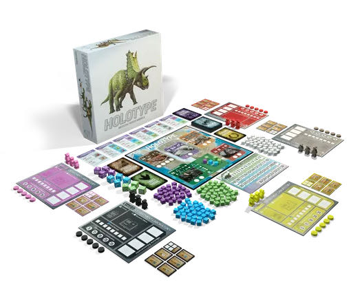 Holotype: Mesozoic North America - Kickstarter Edition  (2-5) board game collectible [Barcode 8600086776008] - Main Image 3