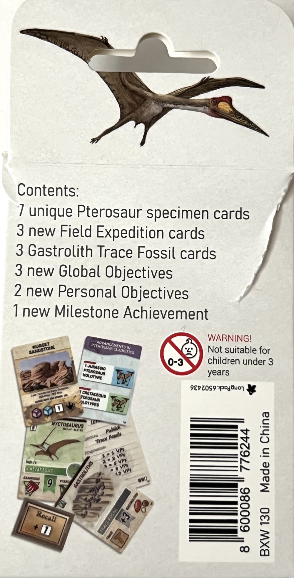 Holotype: Mesozoic North America - Pterosaur Mini-Expansion  (2-5) board game collectible [Barcode 8600086776244] - Main Image 2
