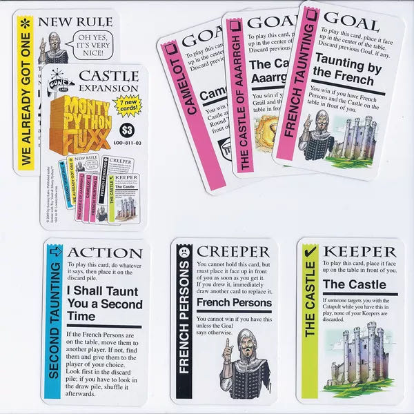 Fluxx: Monty Python - Castle Expansion  board game collectible - Main Image 2