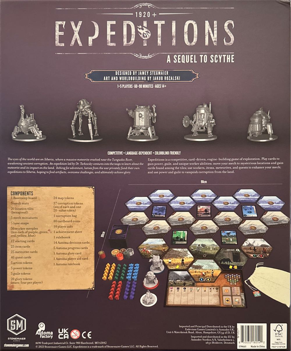 Expeditions: Ironclad Edition  (1 - 5) board game collectible [Barcode 850032180542] - Main Image 2