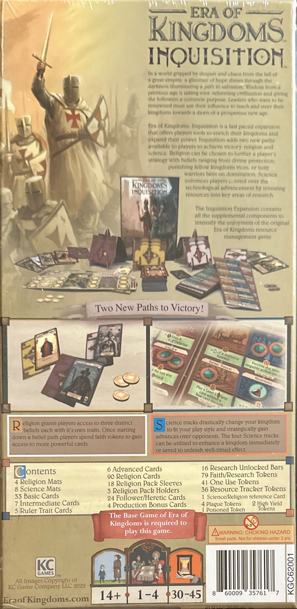 Era of Kingdoms: Inquisition  (1-4) board game collectible [Barcode 860009357617] - Main Image 2