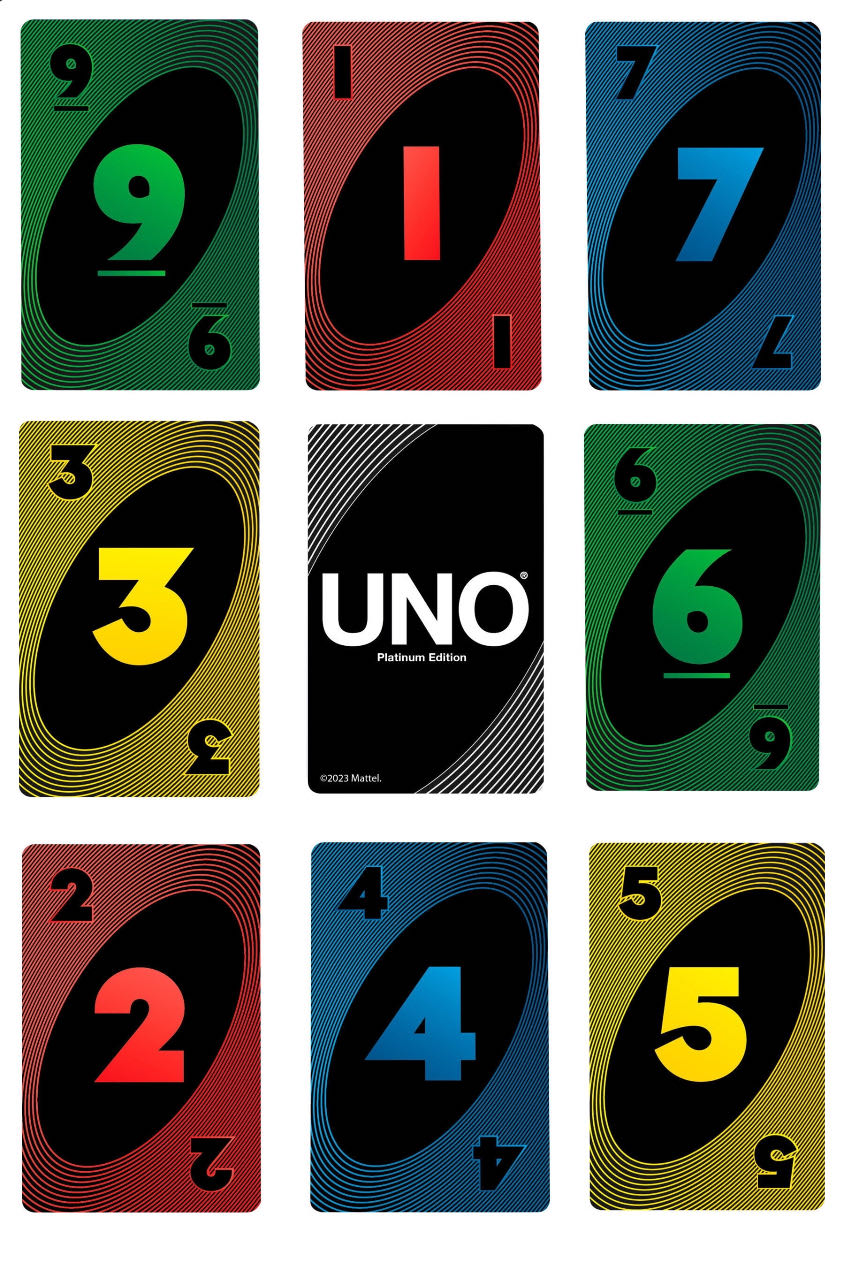 UNO-Platinum Edition  (2-10) board game collectible [Barcode 194735170791] - Main Image 3
