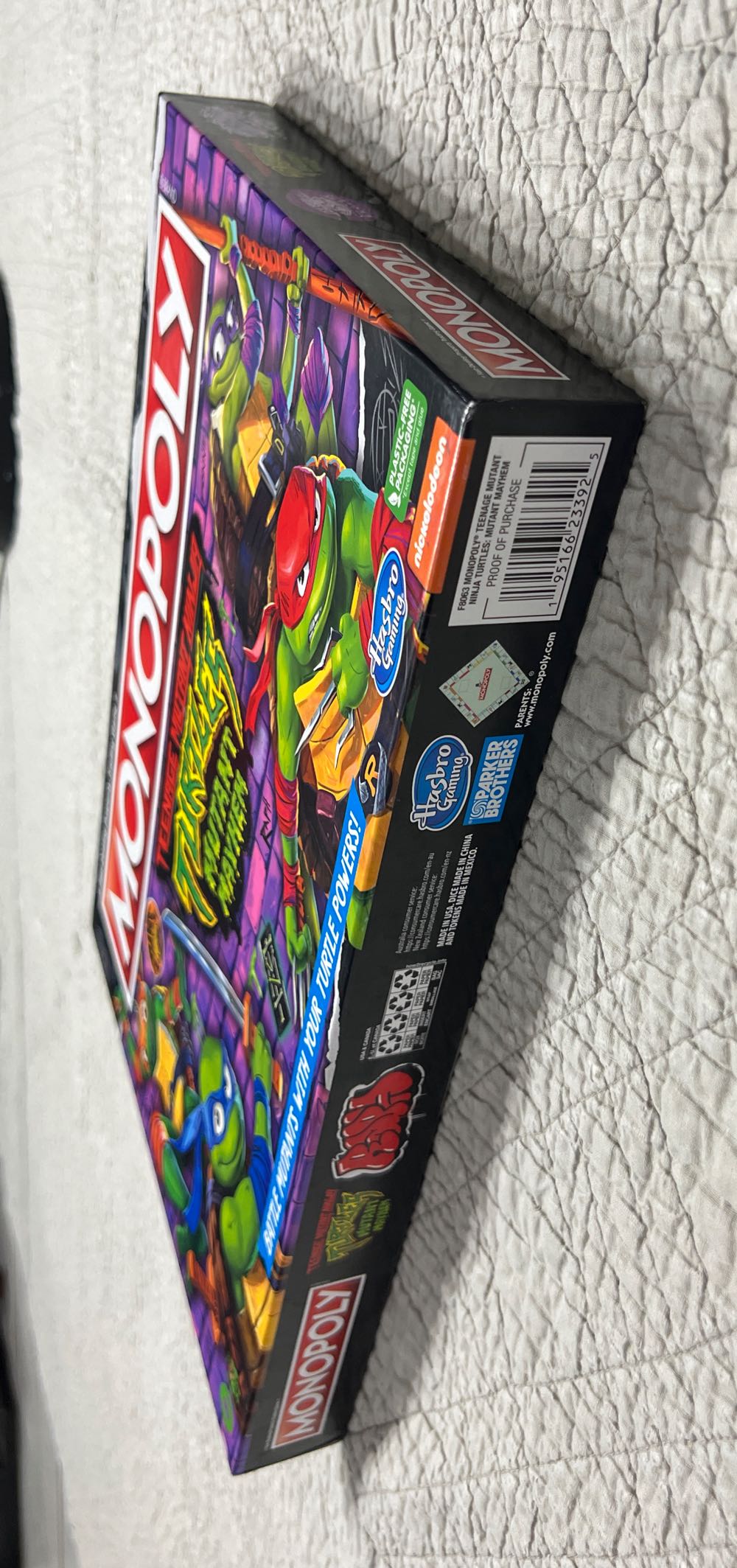 Monopoly - Teenage Mutant Ninja Turtles Mutant Mayhem  (2 - 4) board game collectible [Barcode 195166233925] - Main Image 3