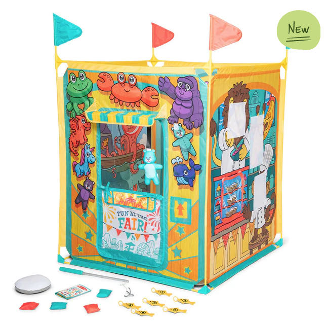 Fun At The Fair! Center Play Tent 4 Sides Of Activities  board game collectible [Barcode 000772923057] - Main Image 2