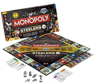 Pittsburg Steelers Superbowl Champs Monopoly  board game collectible - Main Image 2