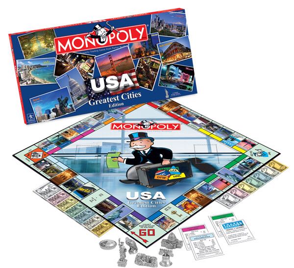 USA Greatest Cities edition  board game collectible - Main Image 2