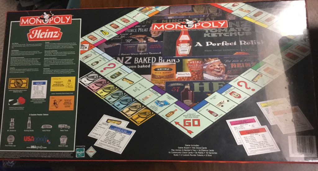 Heinz Monopoly  board game collectible [Barcode 700304003799] - Main Image 2