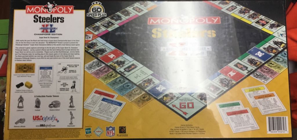 Steelers Superbowl XL Monopoly  board game collectible - Main Image 2