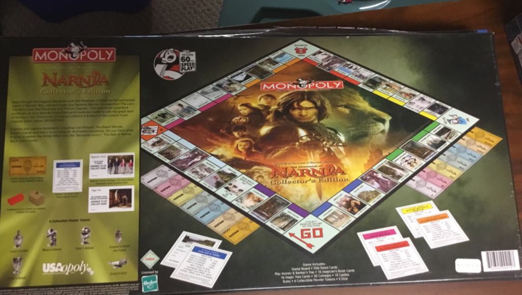 The Chronicles Of Narnia Collectors Edition Monopoly  board game collectible - Main Image 2