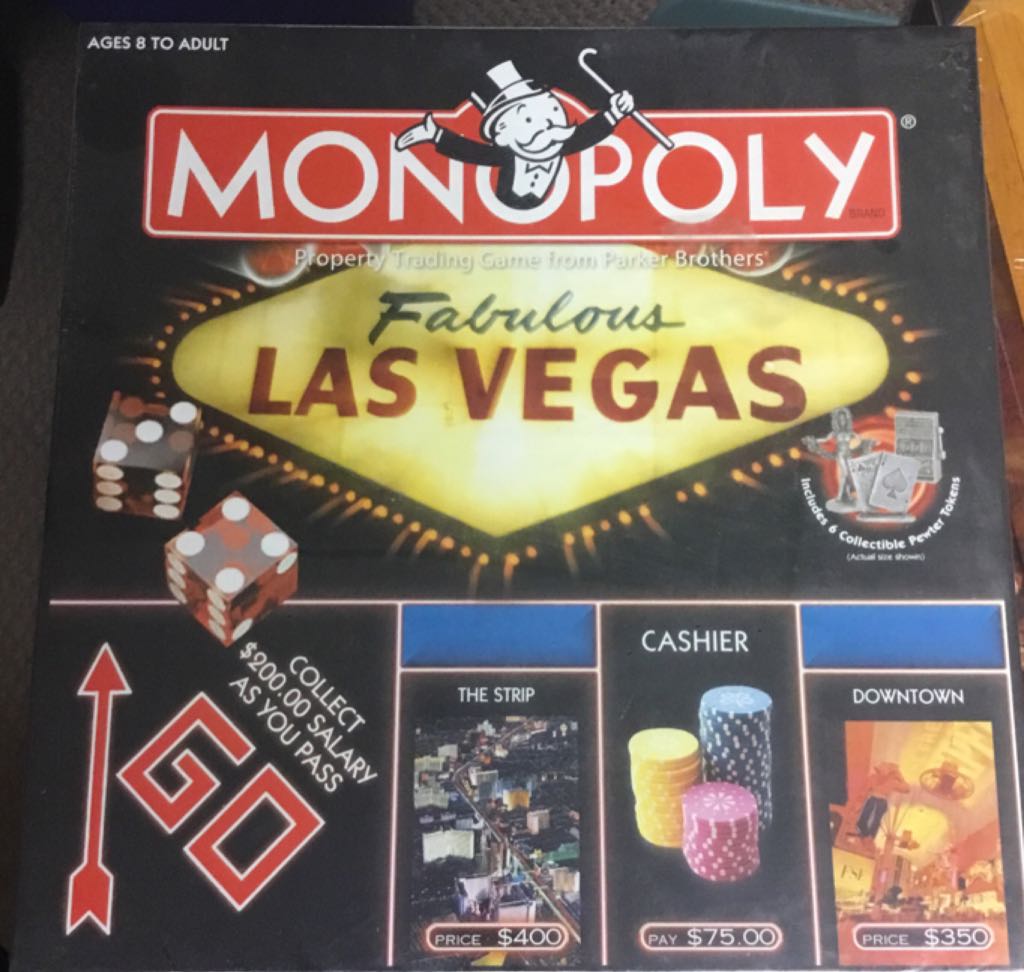 Fabulous Las Vegas Monopoly  board game collectible - Main Image 1