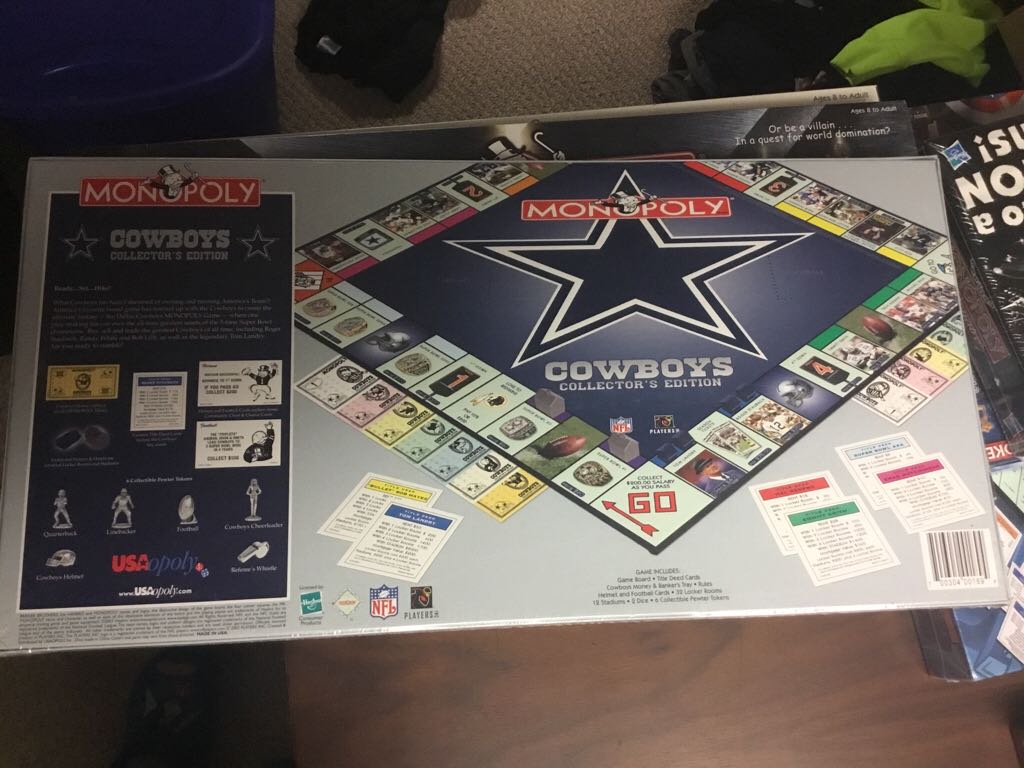 Cowboys Collectors Edition Monopoly  board game collectible - Main Image 2