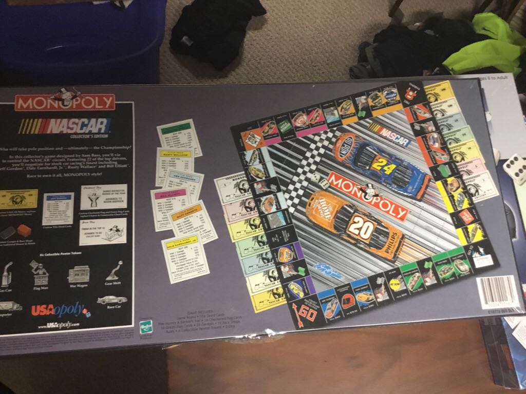 Nascar Collectors Edition Monopoly  board game collectible - Main Image 2