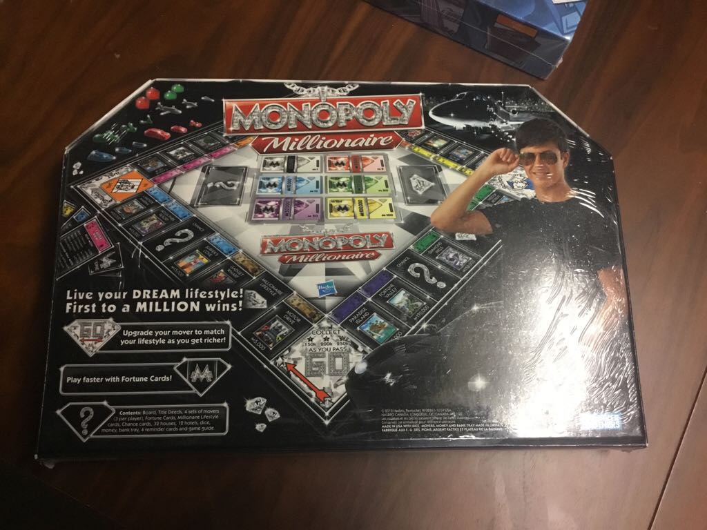 Millionare Monopoly  board game collectible - Main Image 2