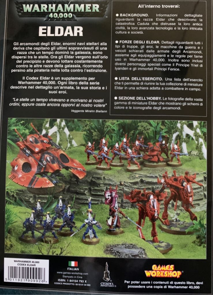 Warhammer 40.000 Codex ELDAR  board game collectible [Barcode 5011921909926] - Main Image 2