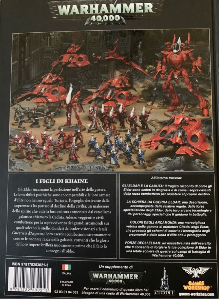 Warhammer 40.000 Codex Eldar  board game collectible [Barcode 9781782530213] - Main Image 2