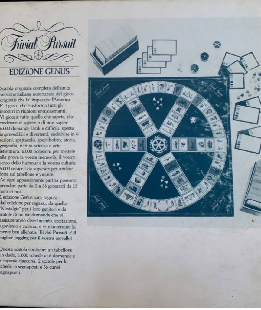 Trivial Pursuit- Genus  board game collectible - Main Image 2