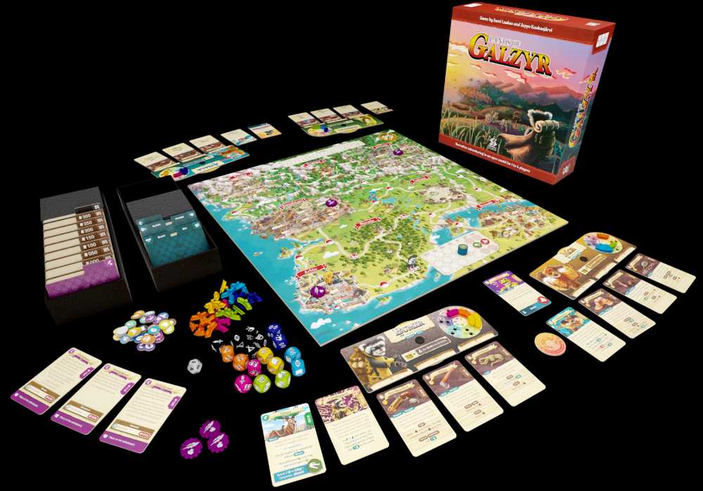 Lands Of Galzyr  (1-4) board game collectible [Barcode 718193999444] - Main Image 2