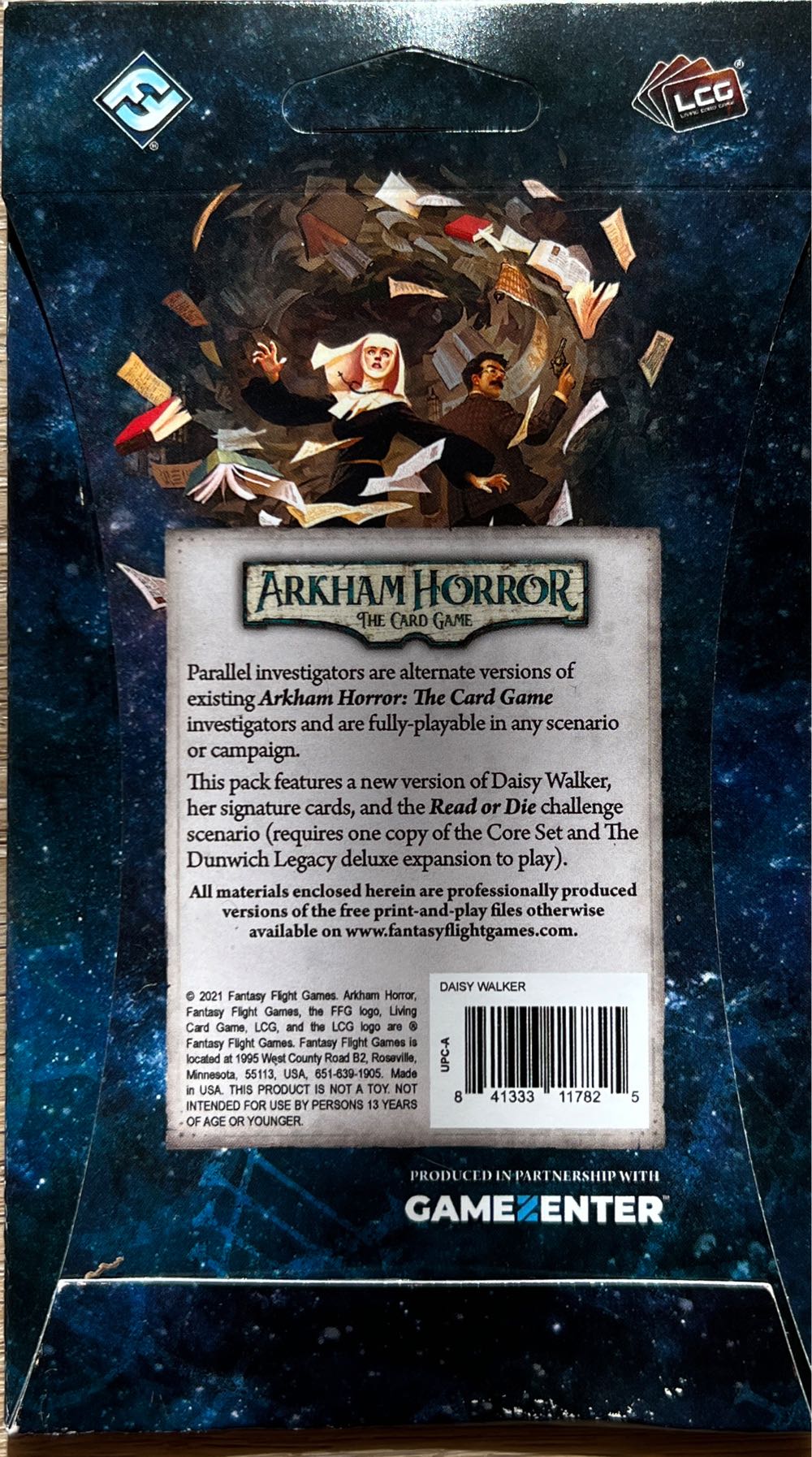 Arkham Horror: The Card Game Daisy Walker Parallel ...  board game collectible [Barcode 841333117825] - Main Image 2