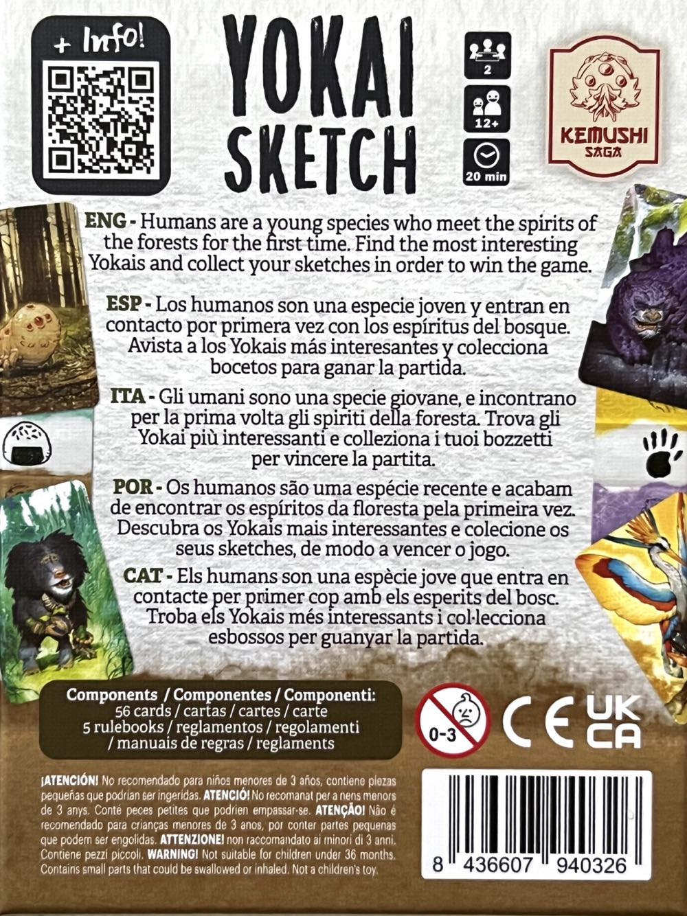 Yokai Sketch  (2) board game collectible [Barcode 8436607940326] - Main Image 2